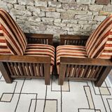 Pair armchair art deco