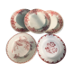 Lot de 5 assiettes terre de fer