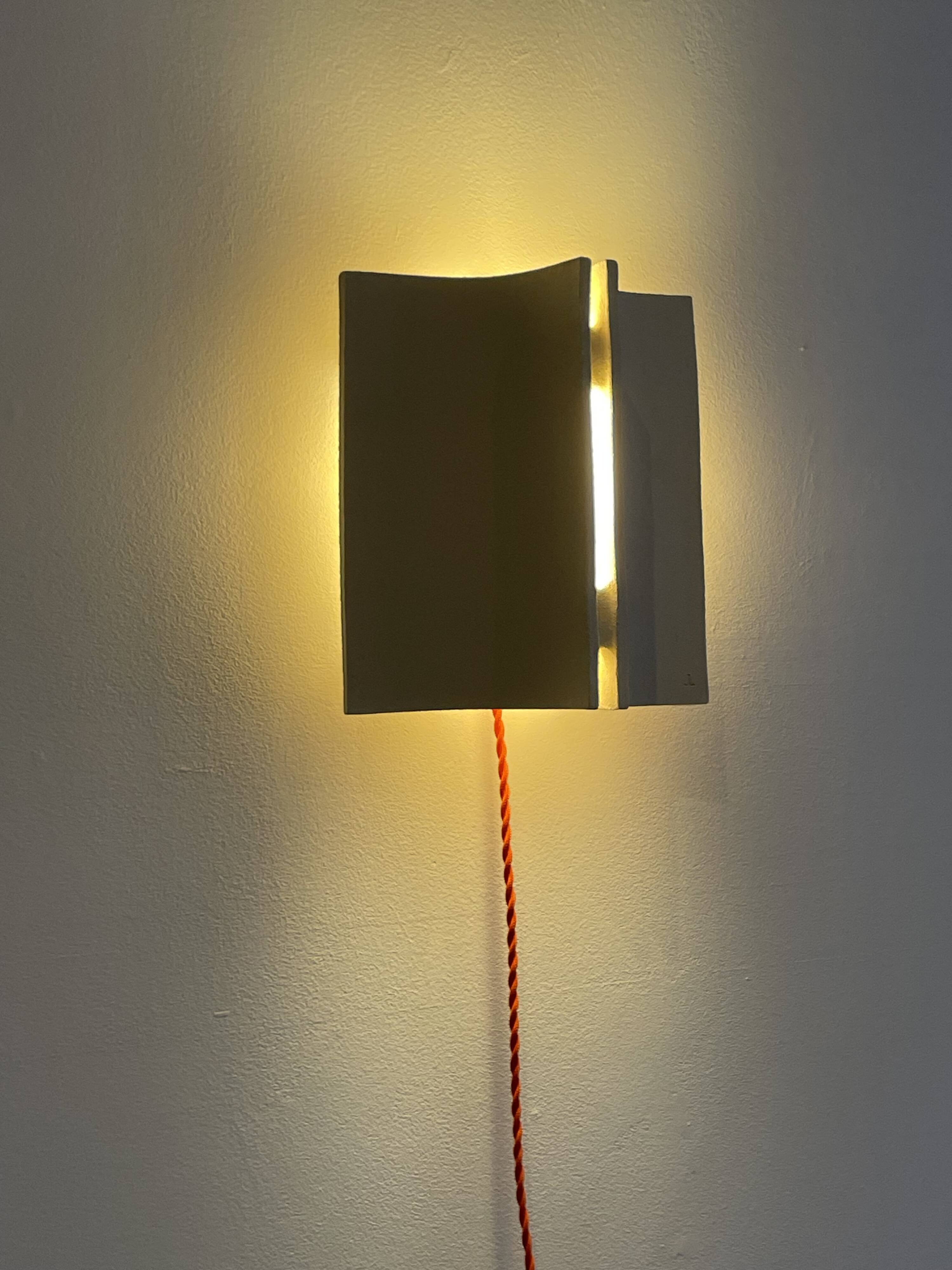 Tile 6 white wall light