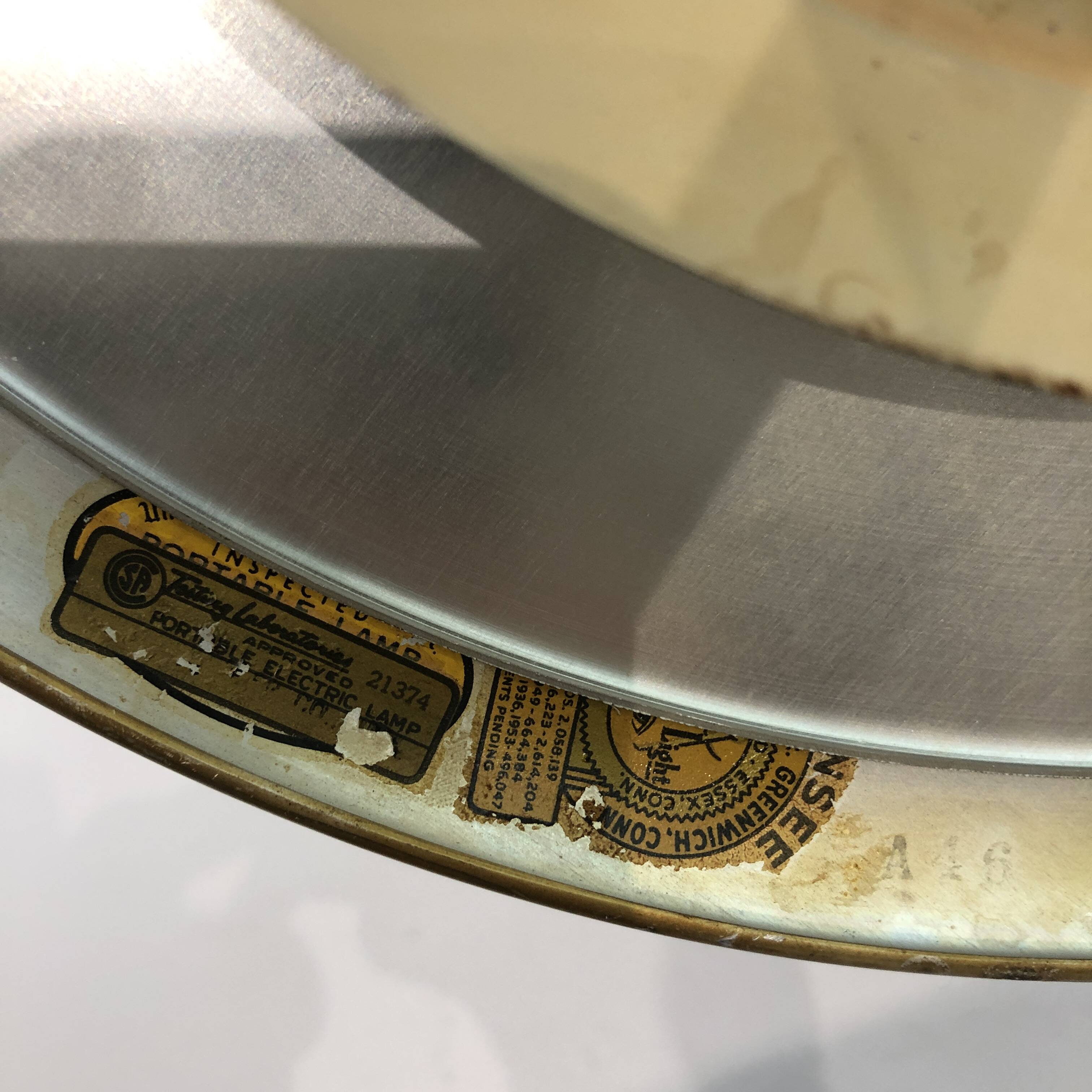 MG Wheeler Brass Desk Table Lamp Midcentury Vintage Retro Regency 1960s