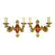Pair of Empire style swan sconces Petitot