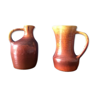 Set of 2 Accolay pitchers from the 60's