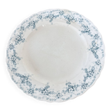 Plat rond 30 cm en faïence de Maastricht modèle Clara
