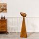 Contemporary sculpture in solid oak 1980