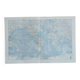 Old geographical map seas currents isobars isotherms Larousse