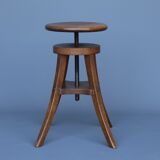 Industrial adjustable piano stool. 1930s