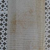 Enamelled ceramic roller vase