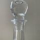 Vintage crystal whiskey decanter