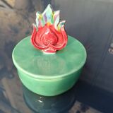 Small ceramic candy box
