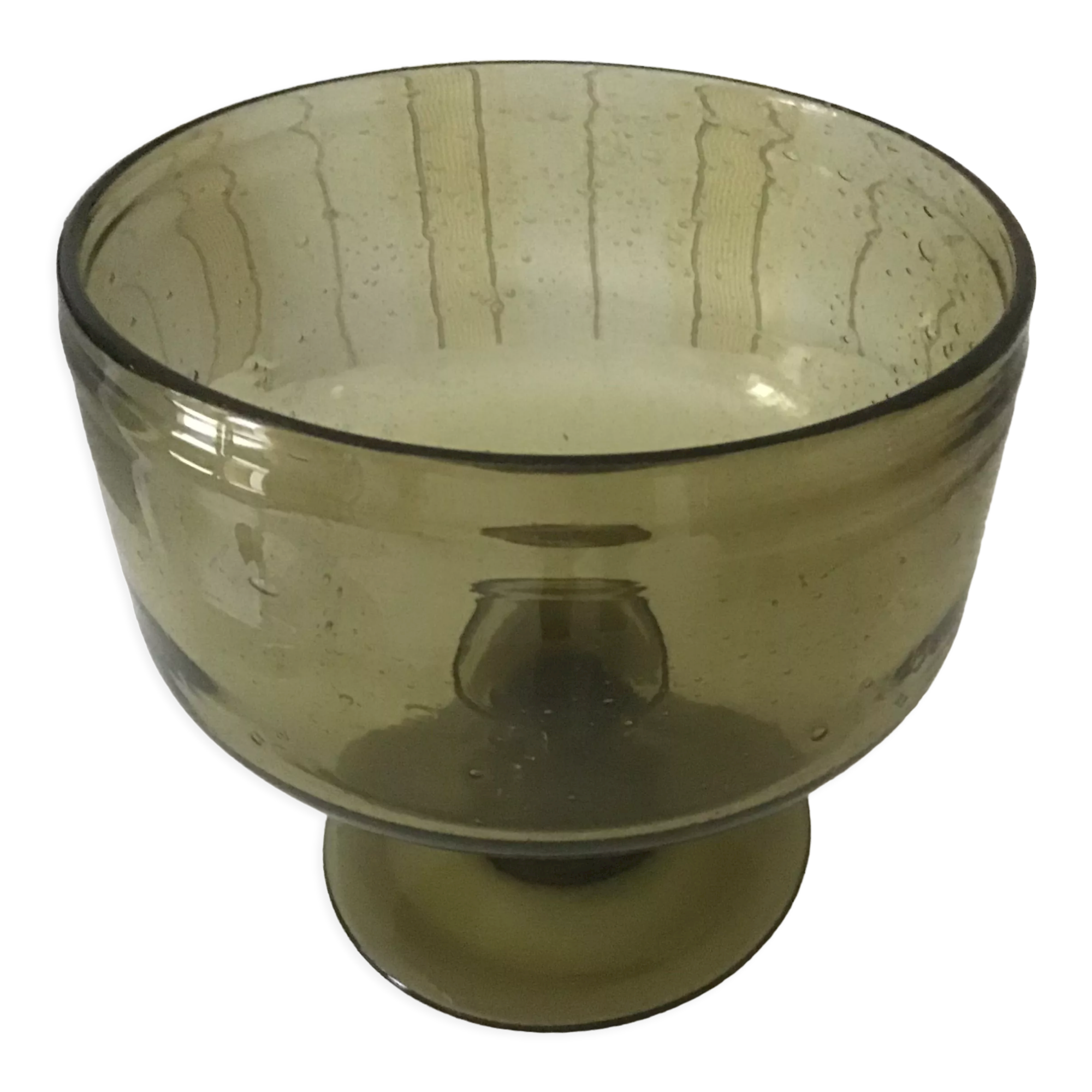 Biot blown glass sangria punch cup