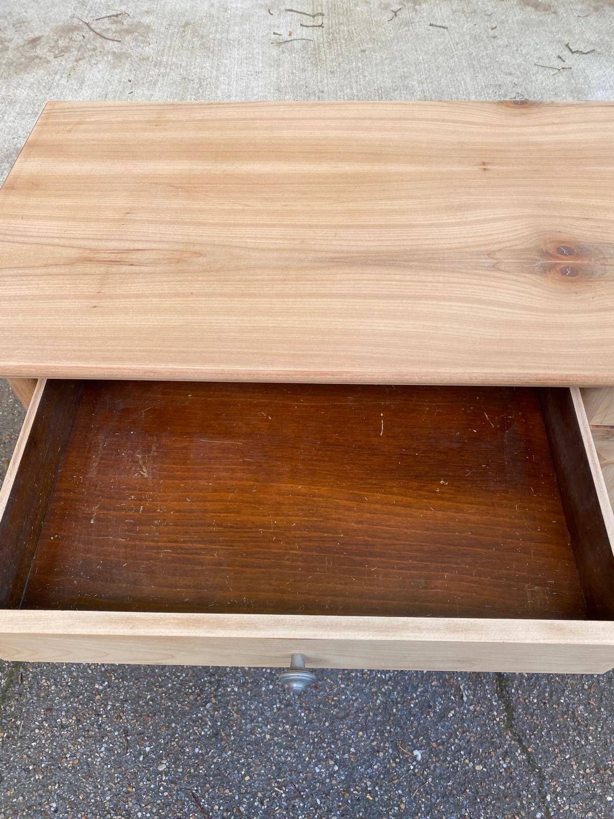 Buffet impérial rénové en bois du 20ème 190cm