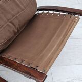 1970’s, Norwegian design, "Siesta" lounge chair by Ingmar Relling, leather, bentwood.
