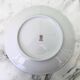 8 white and gold porcelain dessert plates