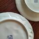 Duo d'assiettes italiennes en barbotine 