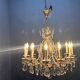 Vintage Crystal Chandelier, Italy, 1960s
