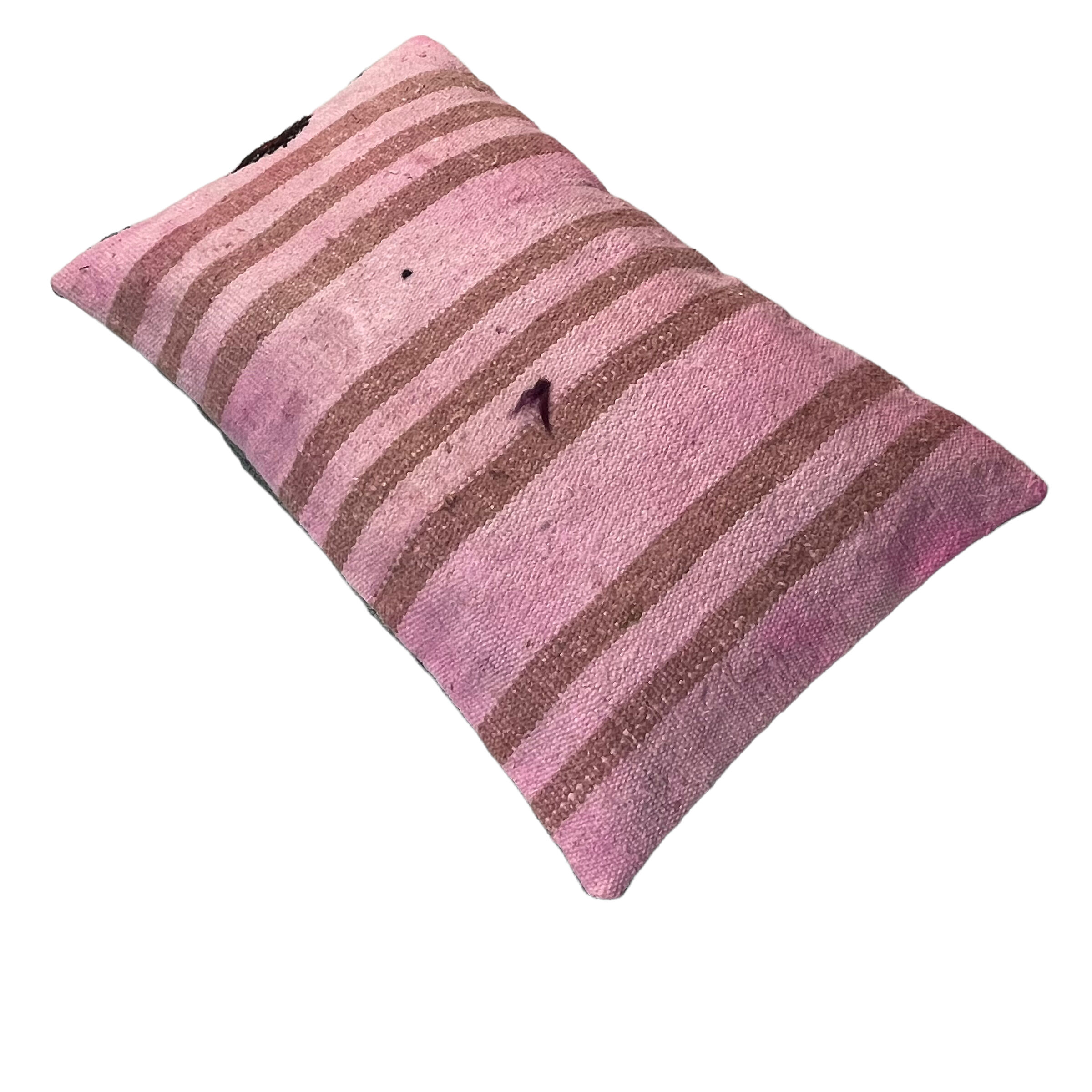Housse de coussin vintage turque faite à la main, 30 x 50 cm
