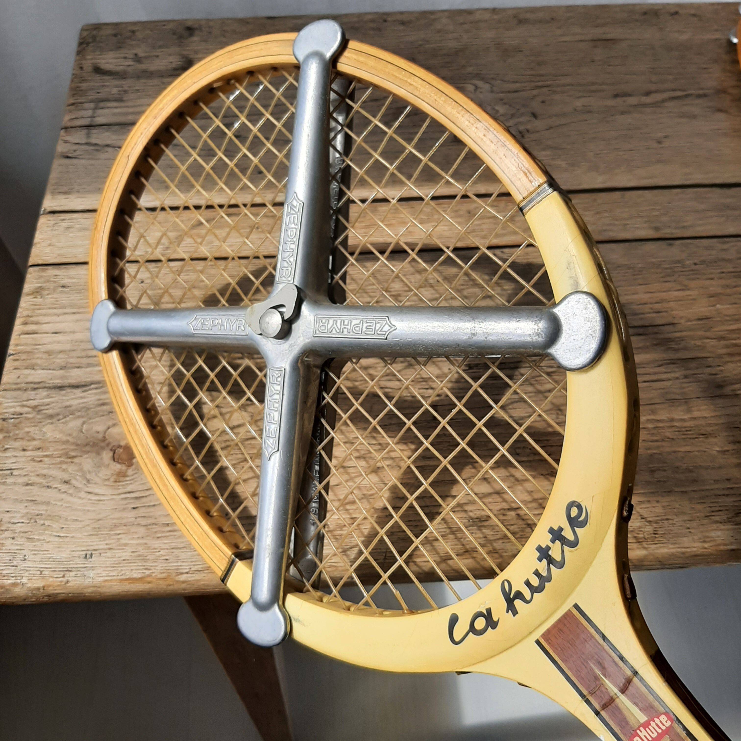 Set of 2 vintage wooden tennis rackets