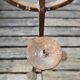 Large Brutalist Wrought Metal Candlestick - Early 20th Century