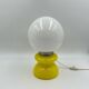 Vintage yellow opaline glass made in italy,60s