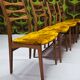 Lot de 4 chaises Scandinave 1970 Mid Century