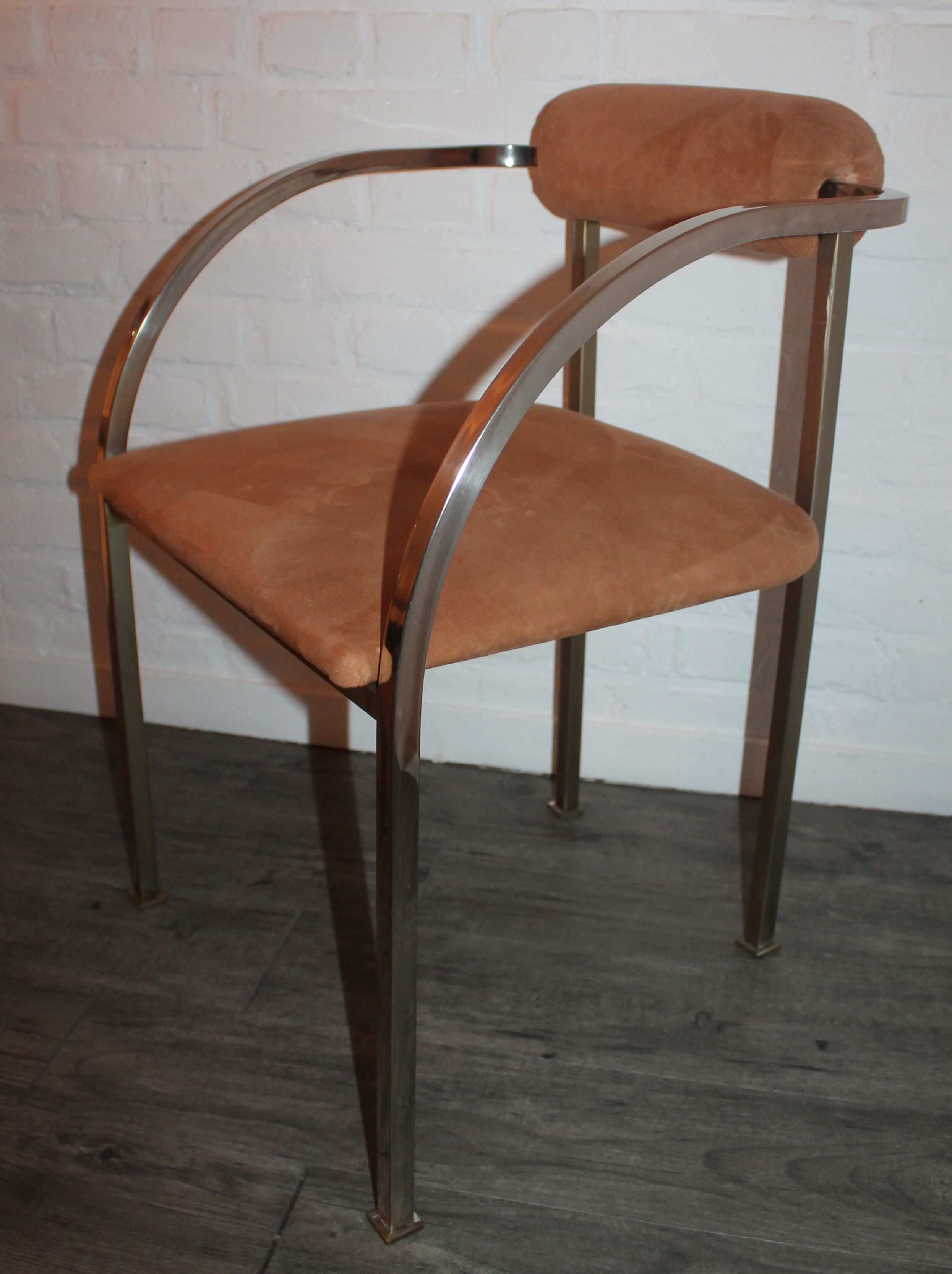 Belgo chrome set of 2 chairs vintage 70's