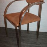 Set de 2 chaises Belgo chrome vintage 70's