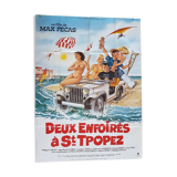 Affiche "Deux enfoirés à Saint Tropez"