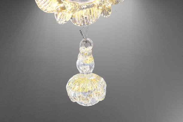 Venetian lustre in Murano glass and gold leaf