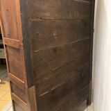 Walnut valet cabinet