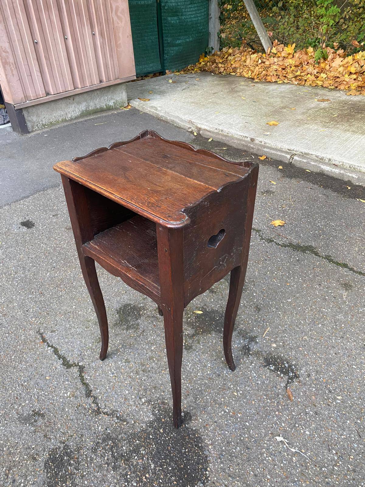 18th century Louis XV solid wood bedside table