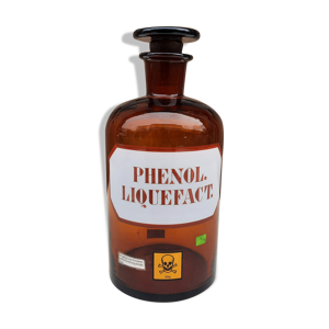 Bouteille d'apothicaire, phenol.