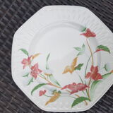 Set of 4 porcelain plates of Pontesa 70s