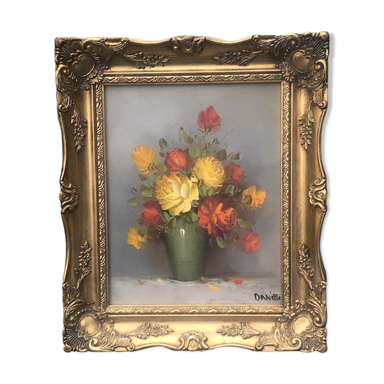 Country bouquet painting