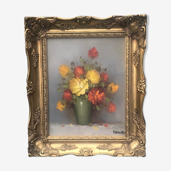 Country bouquet painting