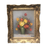 Peinture bouquet champêtre