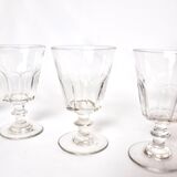 4 verres à pied 1900