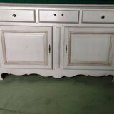 Buffet cérusé blanc