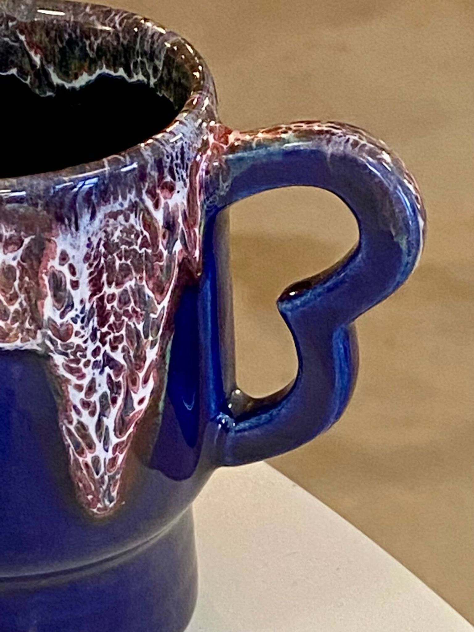 Pot à lait Vallauris bleu