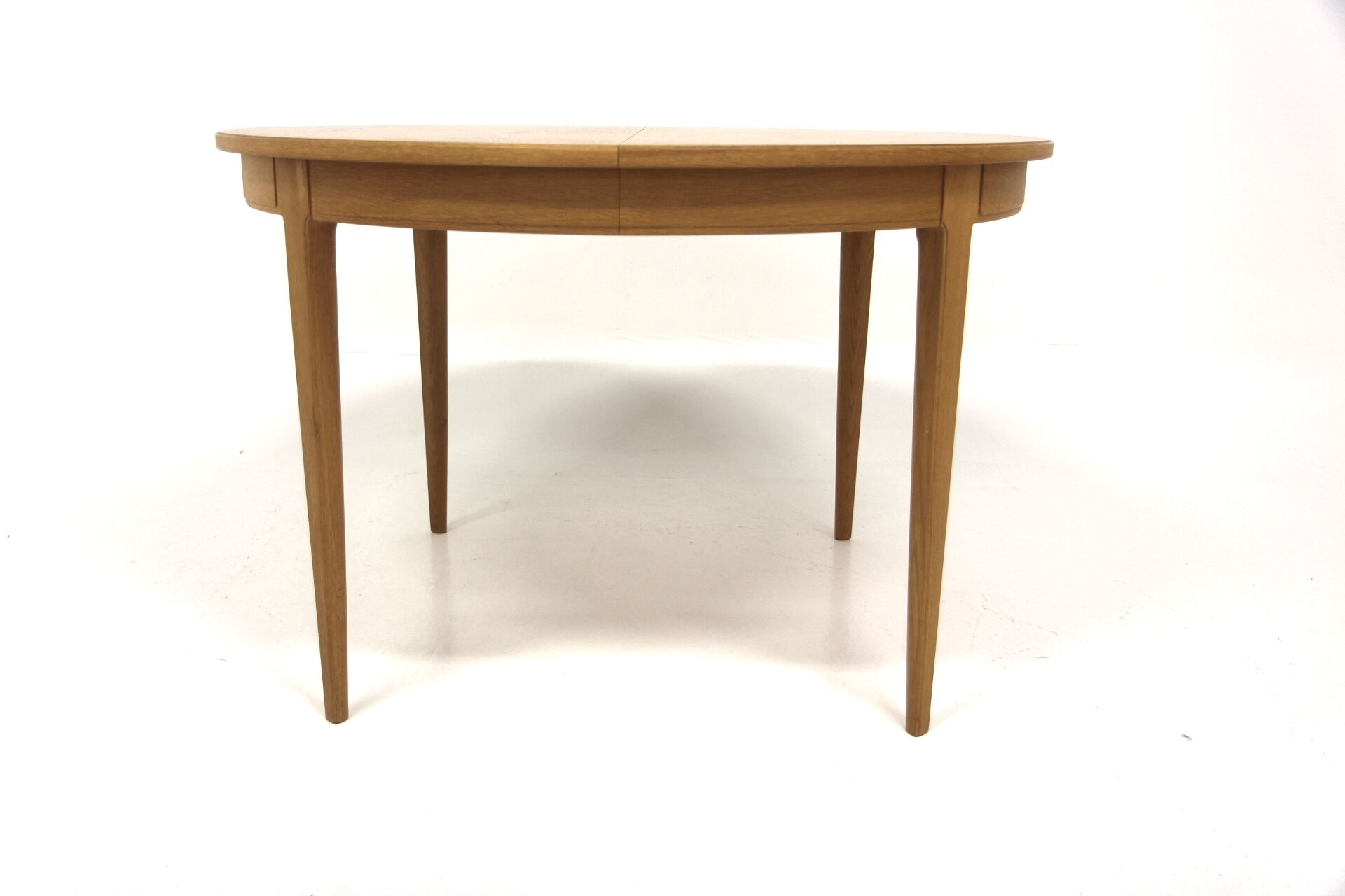 Dining table "Calmare Nickel", Carl Malmsten, Bodafors, Sweden, 1960