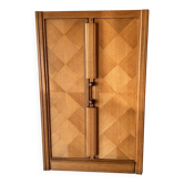 Oak cabinet by Guillerme and Chambron for Your home, France 50s