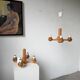 Paire de suspensions Ikea en pin 1980
