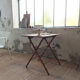 Table pliante imitation bambou