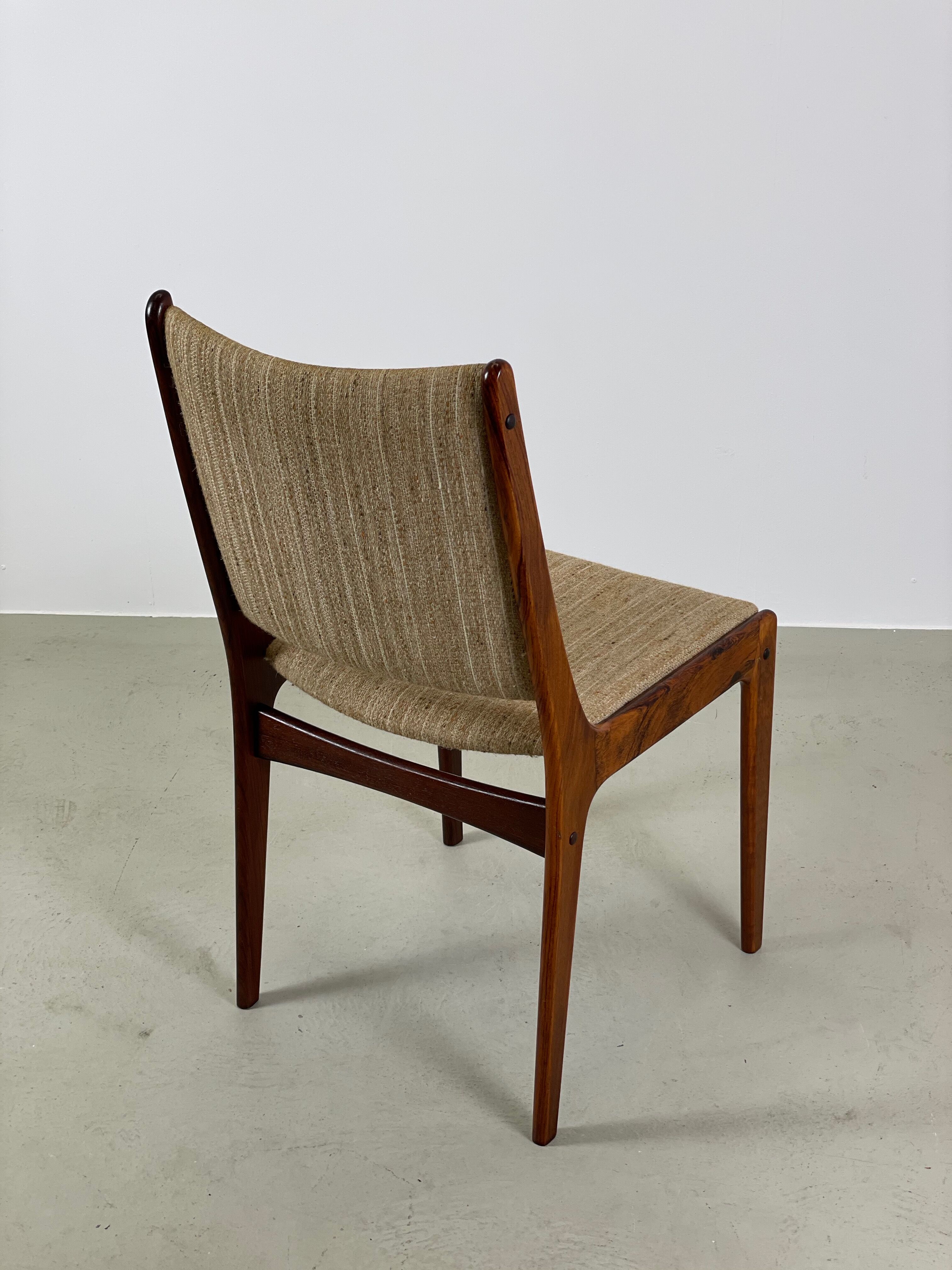 Rosewood dining chair by Johannes Andersen for Uldum Mobelfabrik 1960s