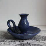 bougeoir bleu