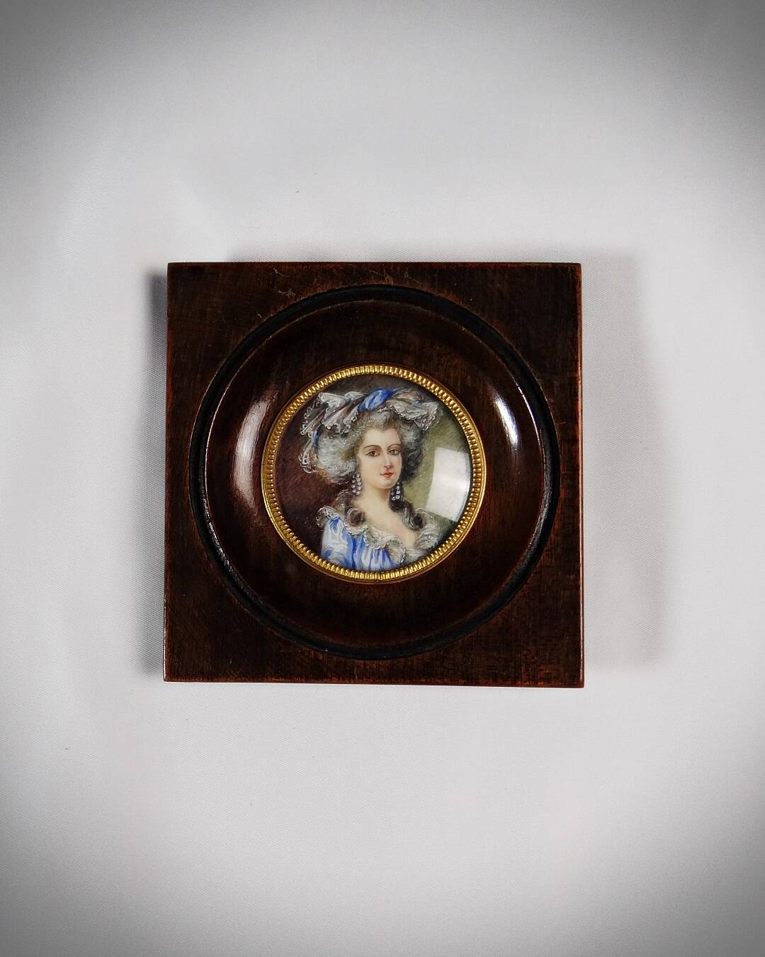 Miniature portrait Duchess of Coutances by Labille-Guiard hand painted