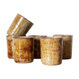 6 borne sandstone cups