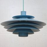 Unique blue colored Nordic Pendant Lamp by Form Light model 52610, Denmark