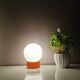Vintage orange ceiling light 1970