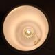 White metal tea light lamp, 1970.