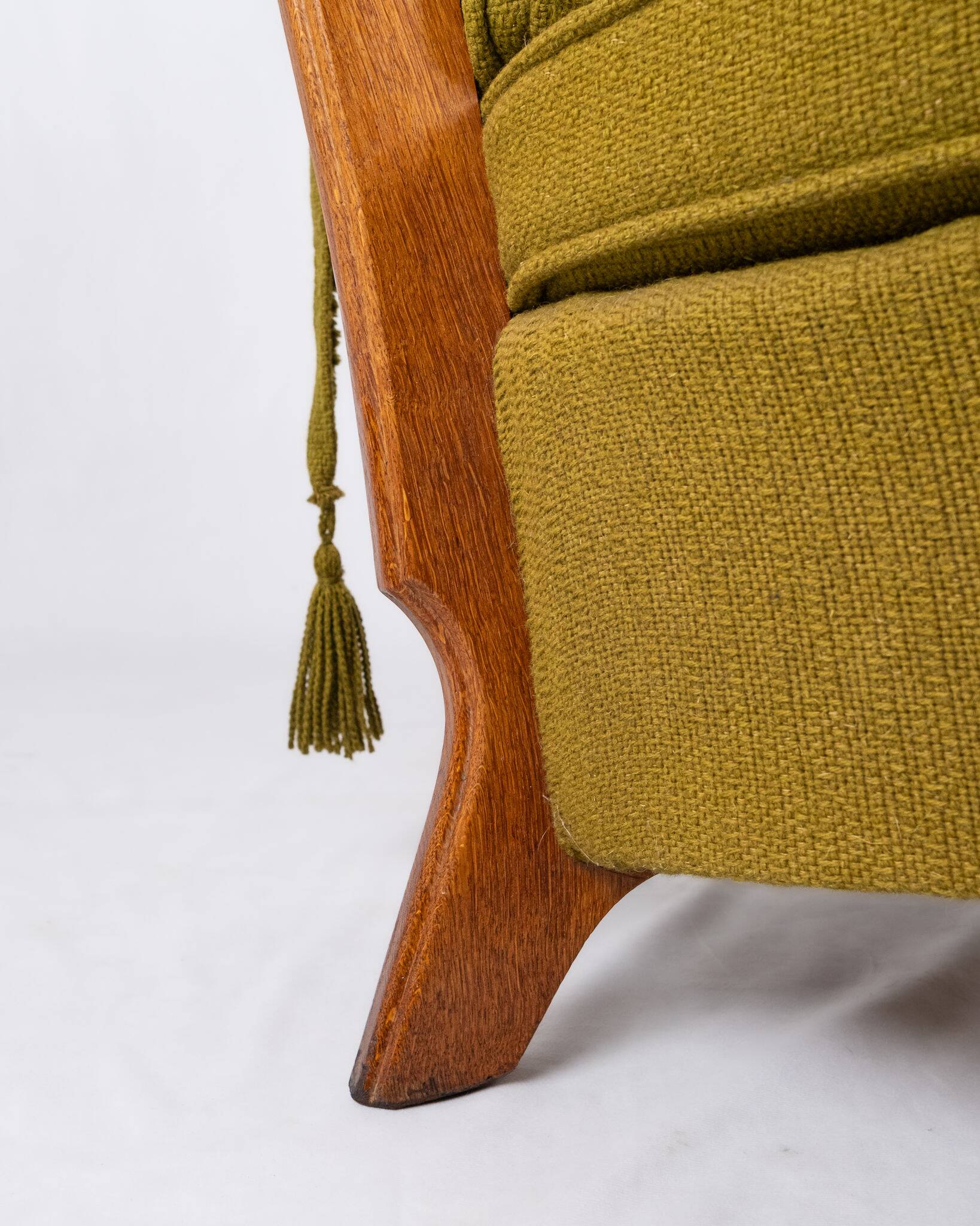 Reclining Armchair, by Guillerme and Chambron, for Your Home, 1950s
